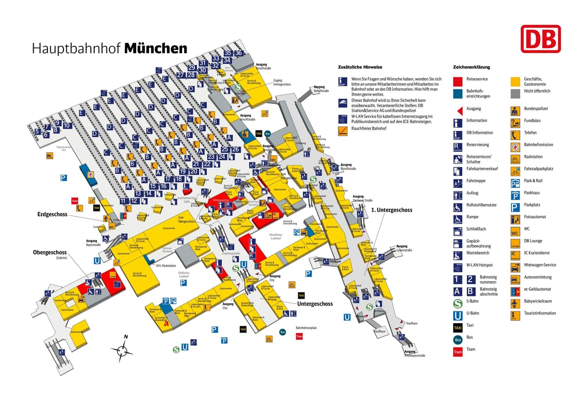 नक्शे के म्यूनचेन hbf
