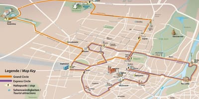 केंद्रीय बस स्टेशन म्यूनिख के मानचित्र