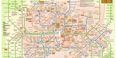 परिवहन नक्शा म्यूनिख