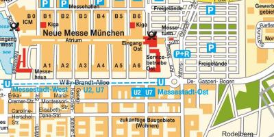 म्यूनिख ost train station के नक्शे