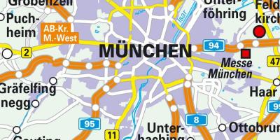 म्यूनिख शहर के नक्शे