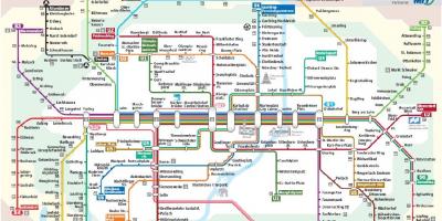 म्यूनिख s1 ट्रेन का नक्शा