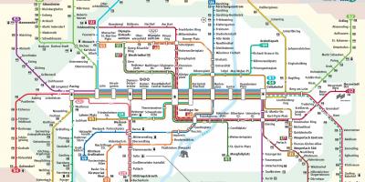 म्यूनिख एस ट्रेन का नक्शा