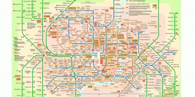म्यूनिख सार्वजनिक परिवहन के नक्शे