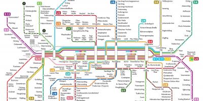 यू बान जर्मनी का नक्शा